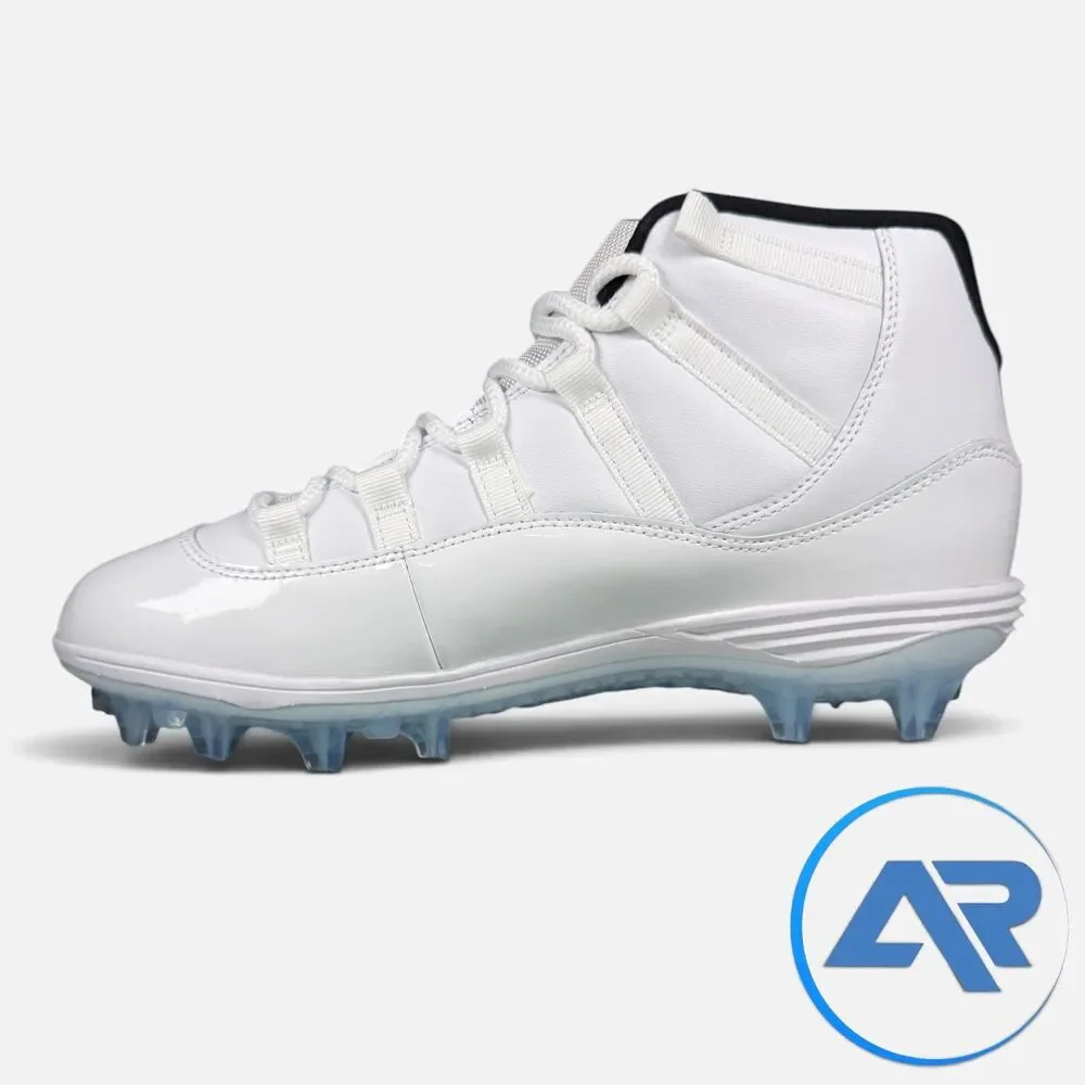 Nike Air Jordan 11 Mid TD Men's Size 9.5 Football Cleats Legend Blue HM7324-104